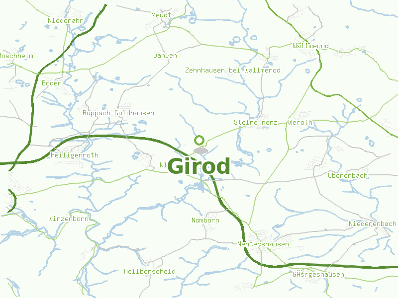 Karte von Girod