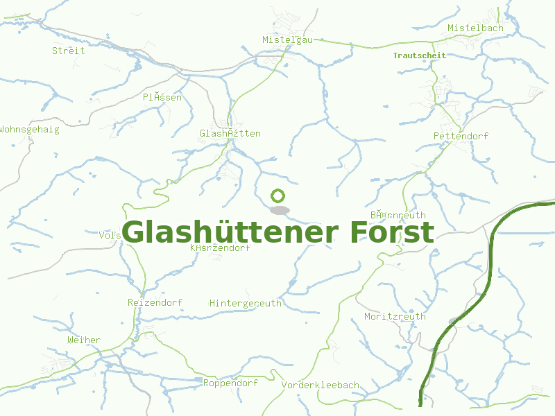 Karte von Glashüttener Forst