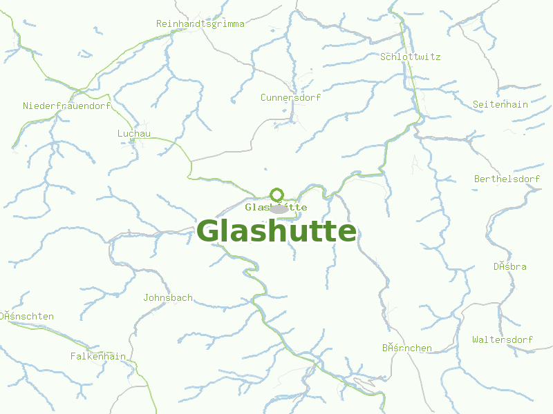 Karte von Glashutte