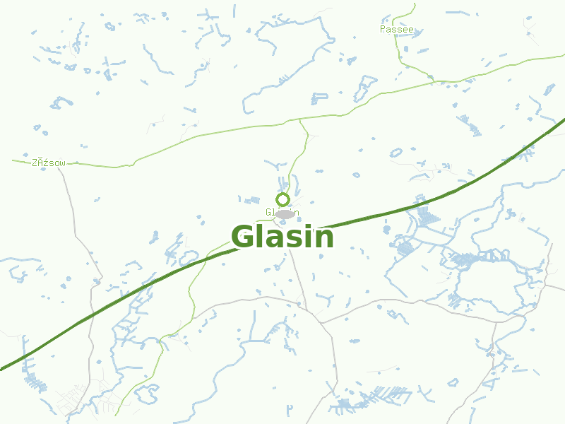 Karte von Glasin