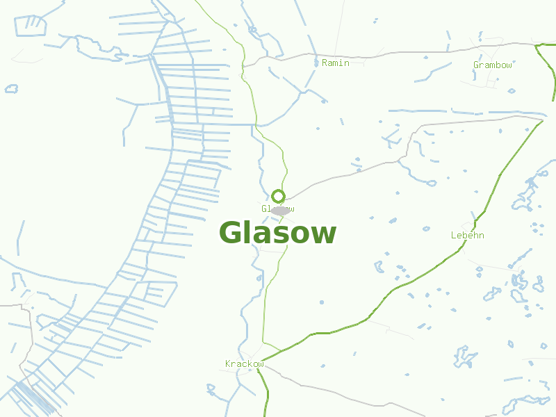 Karte von Glasow