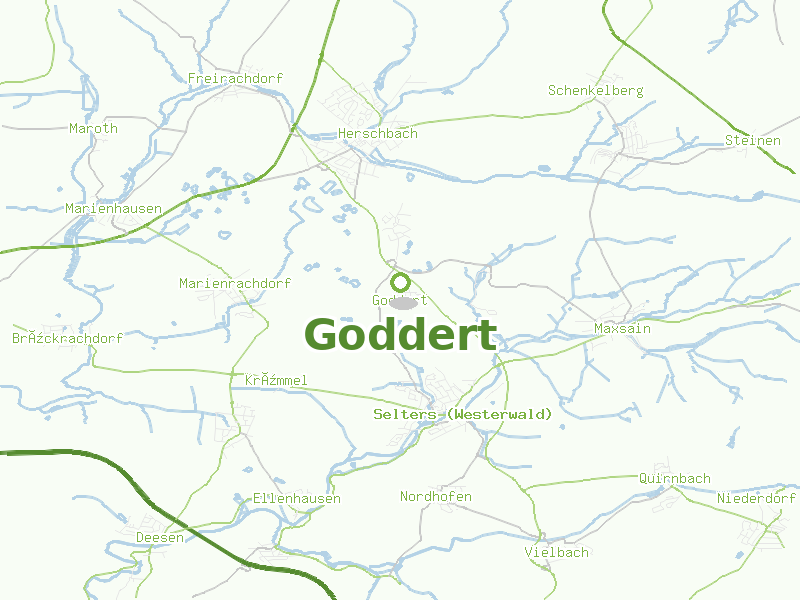 Karte von Goddert