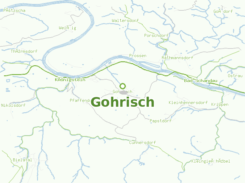Karte von Gohrisch