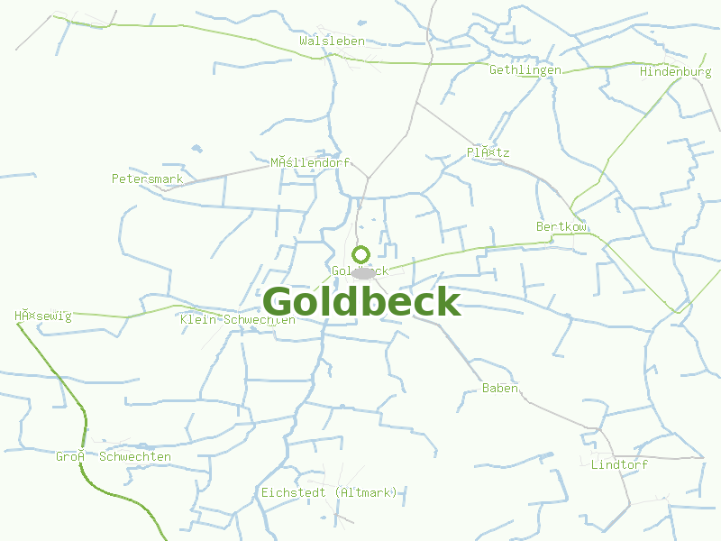 Karte von Goldbeck