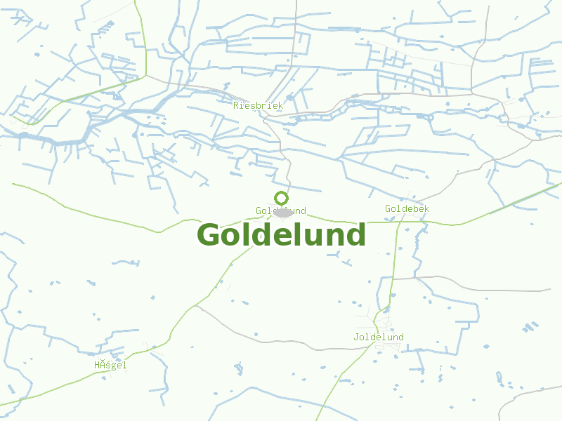 Karte von Goldelund