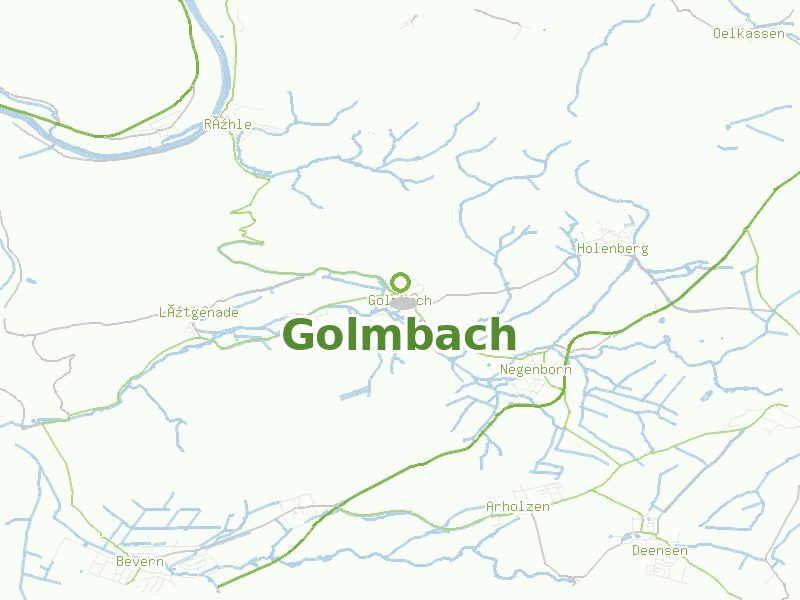 Karte von Golmbach