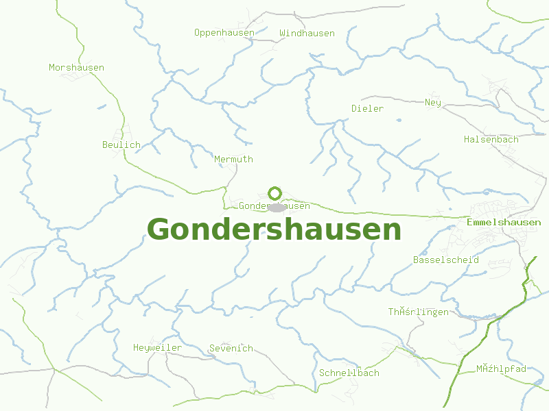 Karte von Gondershausen