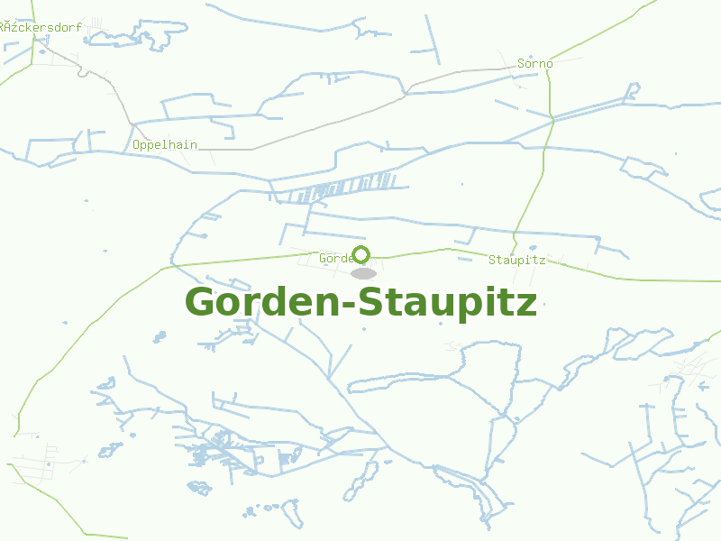 Karte von Gorden-Staupitz
