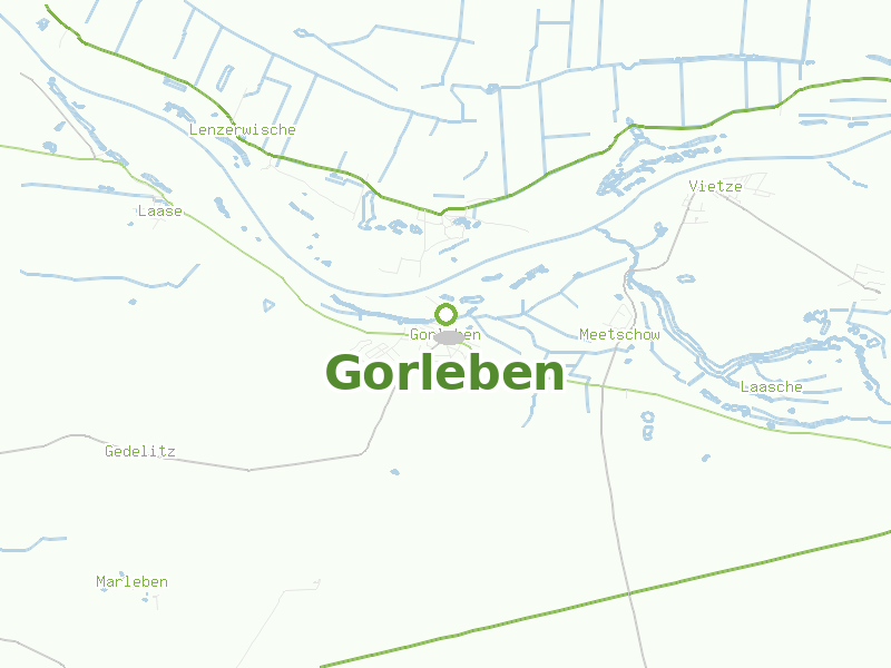 Karte von Gorleben