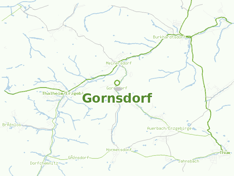Karte von Gornsdorf