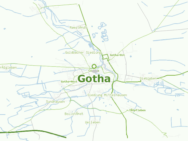 Karte von Gotha