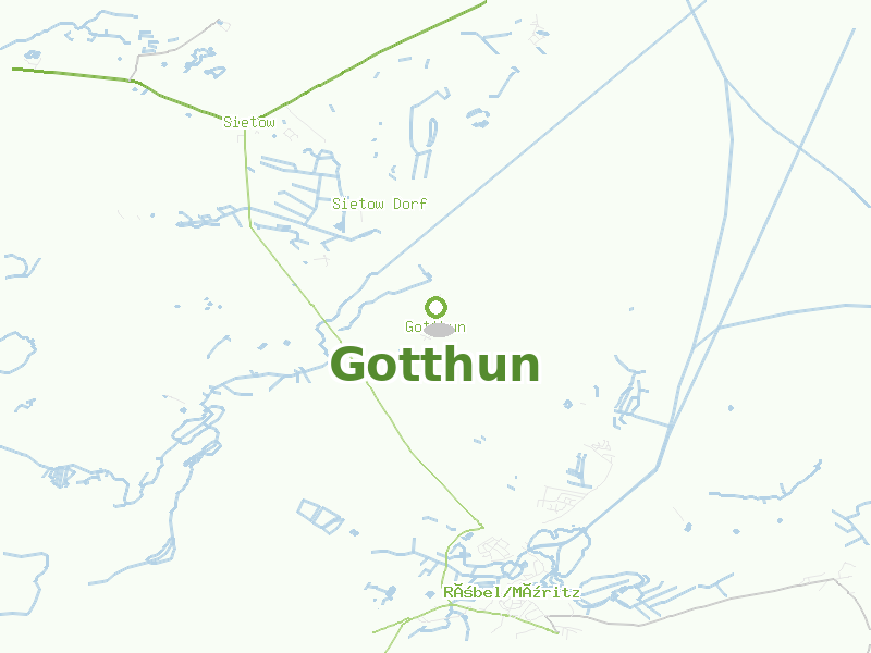 Karte von Gotthun