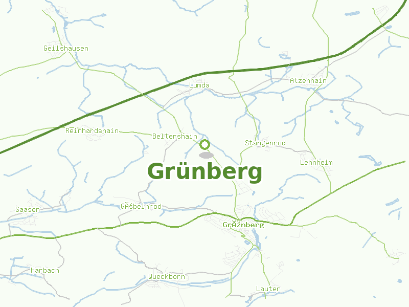 Karte von Grünberg