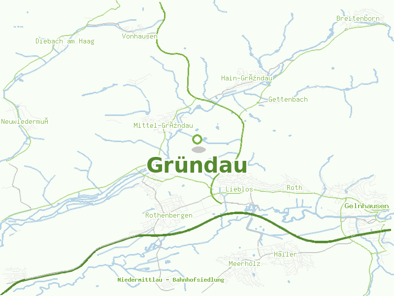 Karte von Gründau