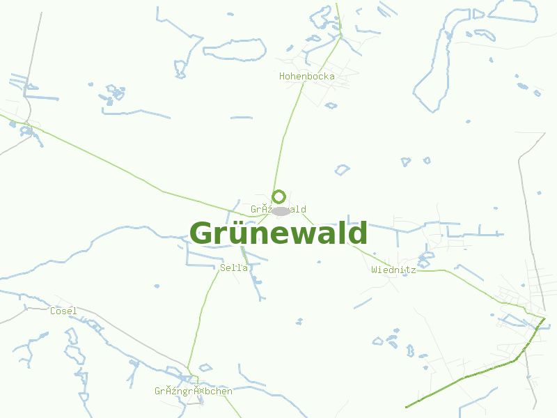 Karte von Grünewald
