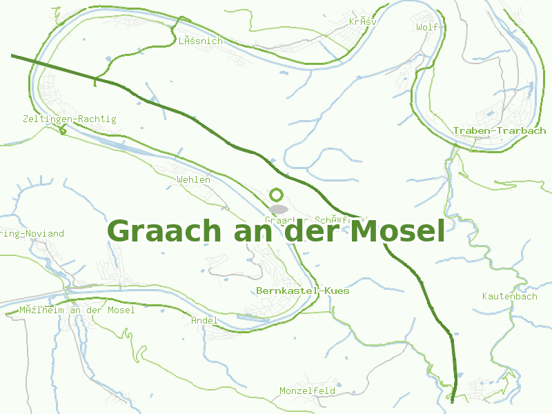 Karte von Graach an der Mosel