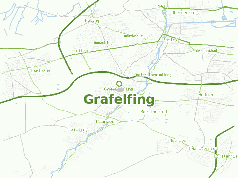 Karte von Grafelfing