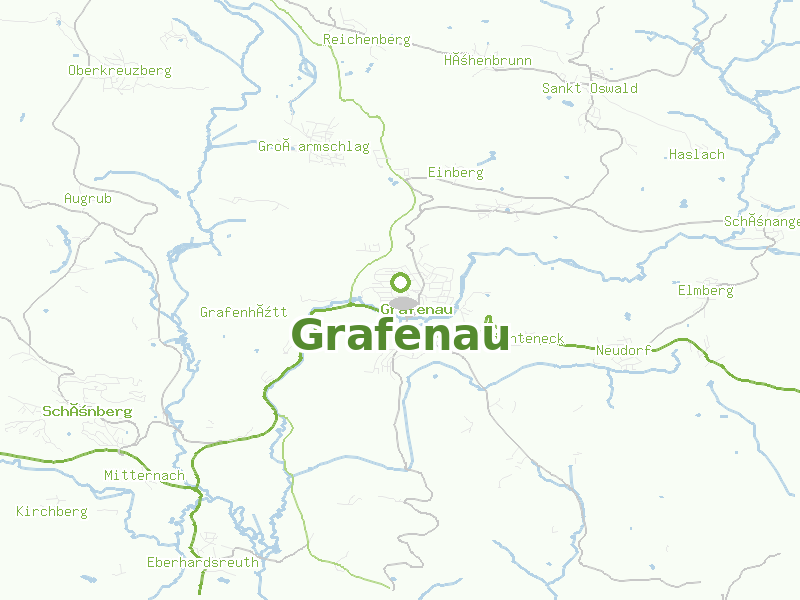 Karte von Grafenau