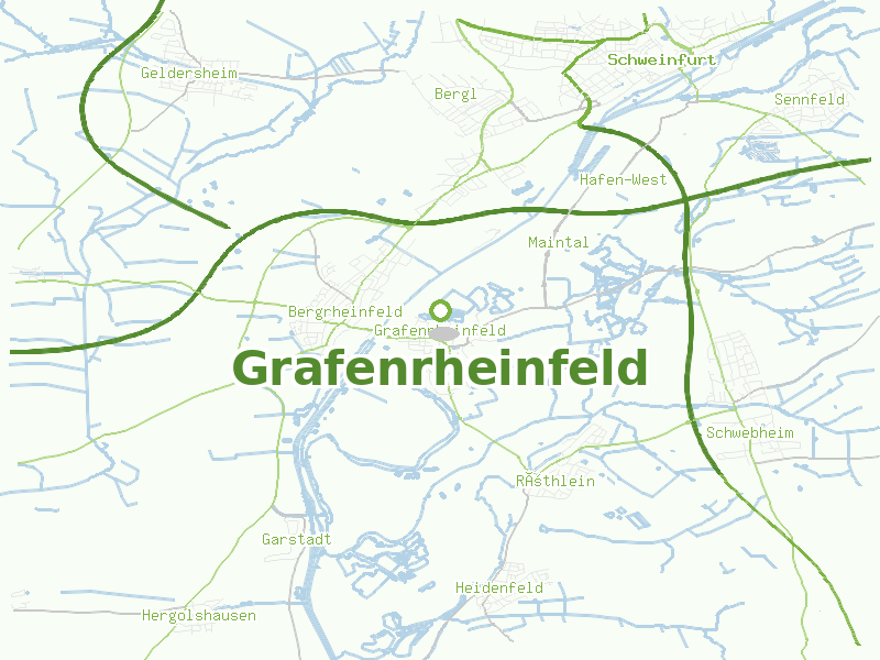 Karte von Grafenrheinfeld