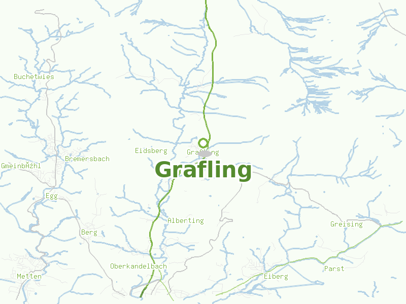 Karte von Grafling