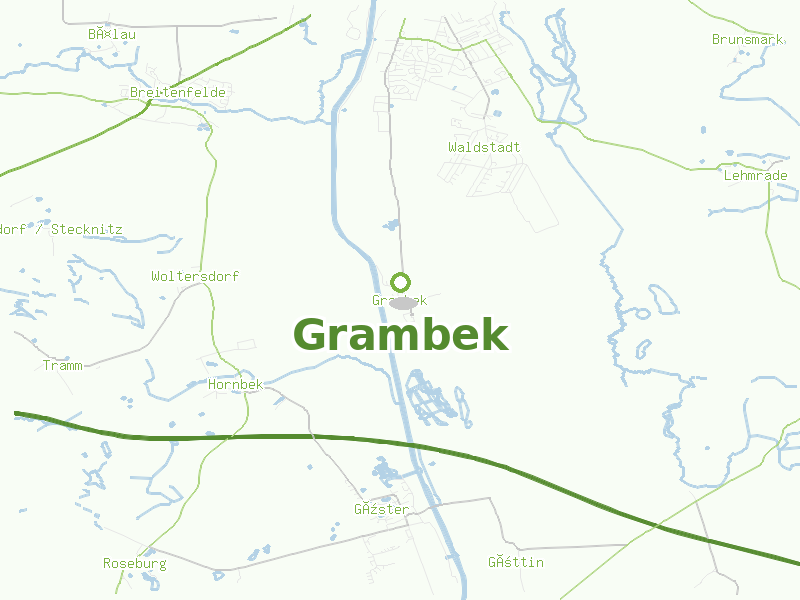 Karte von Grambek