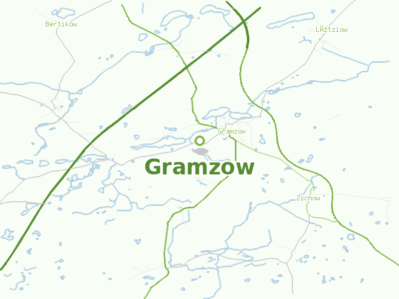 Karte von Gramzow