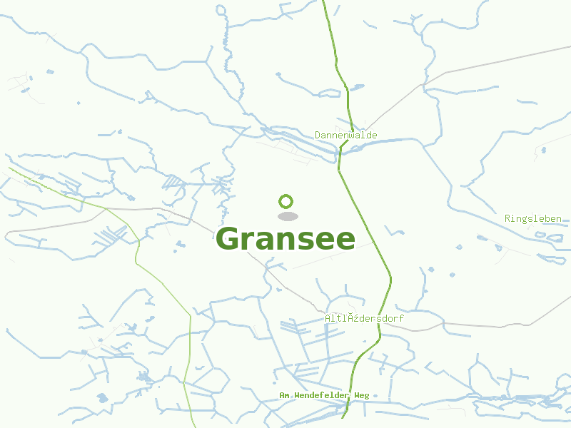 Karte von Gransee
