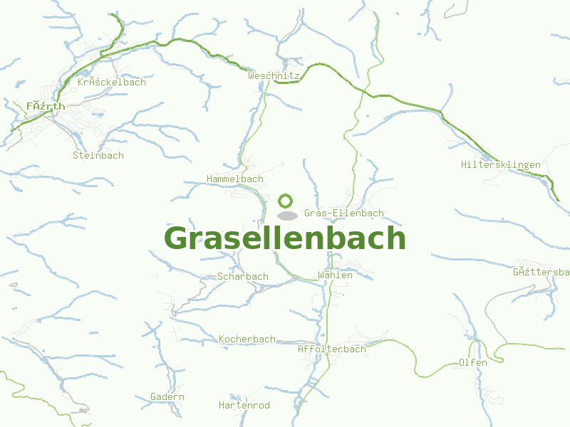 Karte von Grasellenbach