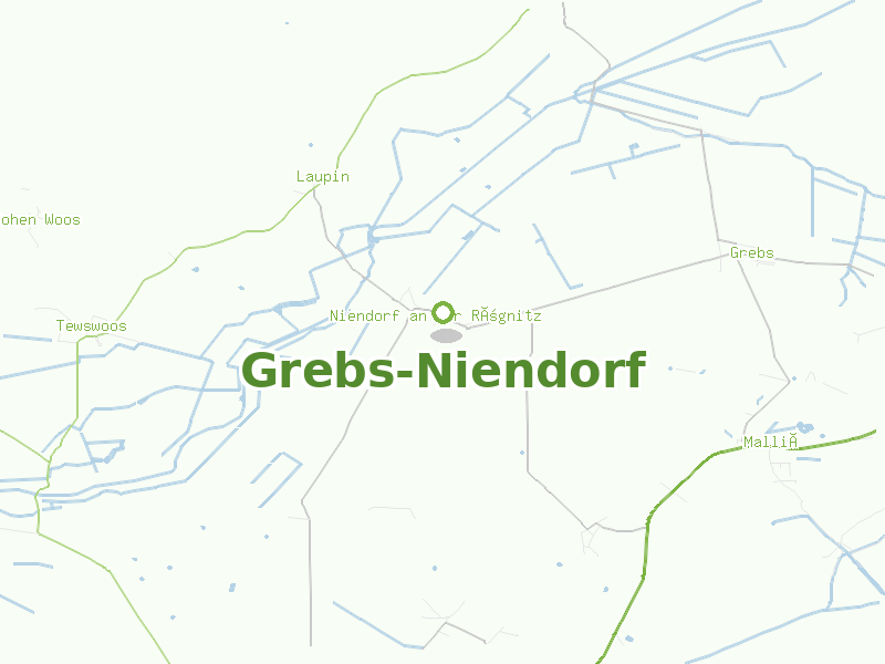Karte von Grebs-Niendorf
