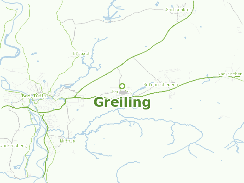 Karte von Greiling