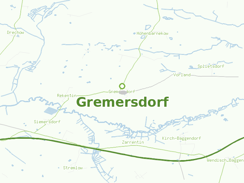 Karte von Gremersdorf