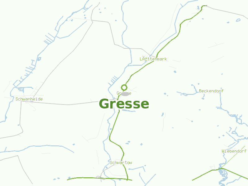 Karte von Gresse