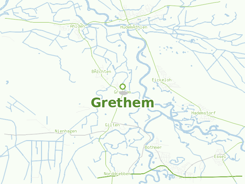 Karte von Grethem