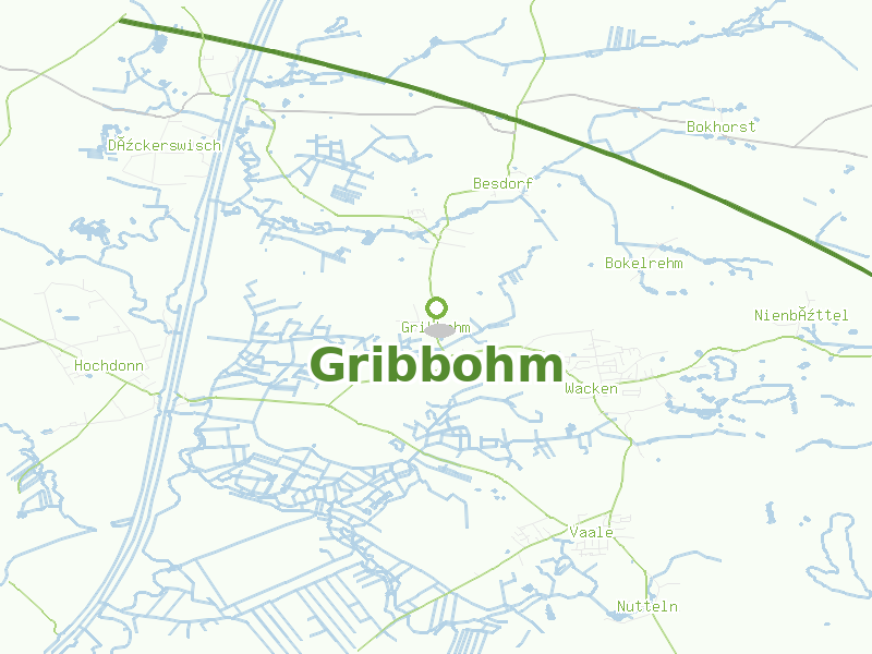 Karte von Gribbohm
