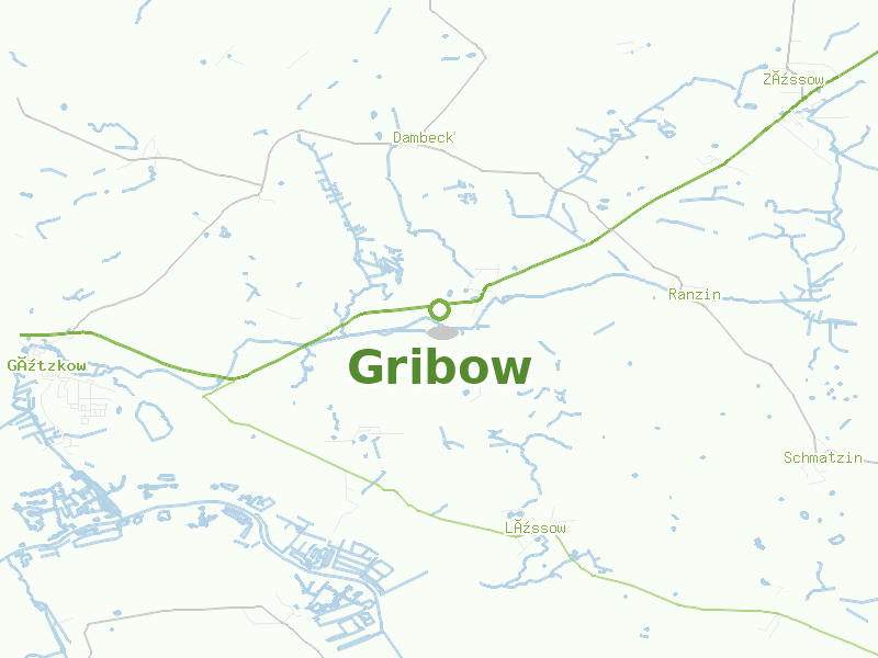 Karte von Gribow