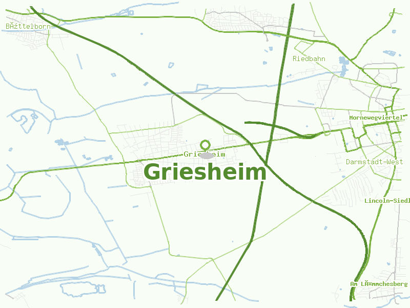 Karte von Griesheim