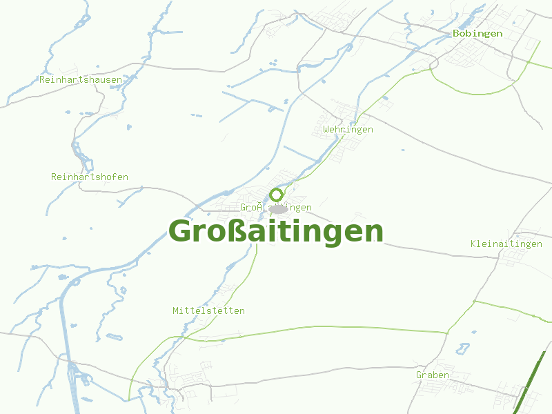 Karte von Großaitingen