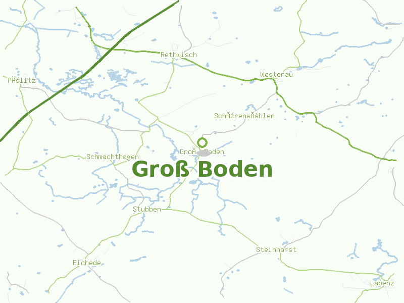 Karte von Groß Boden
