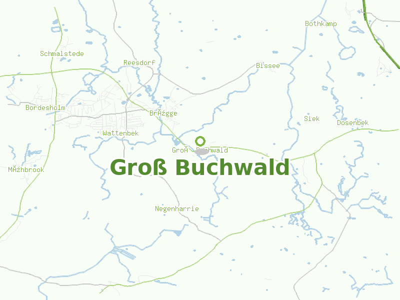 Karte von Groß Buchwald