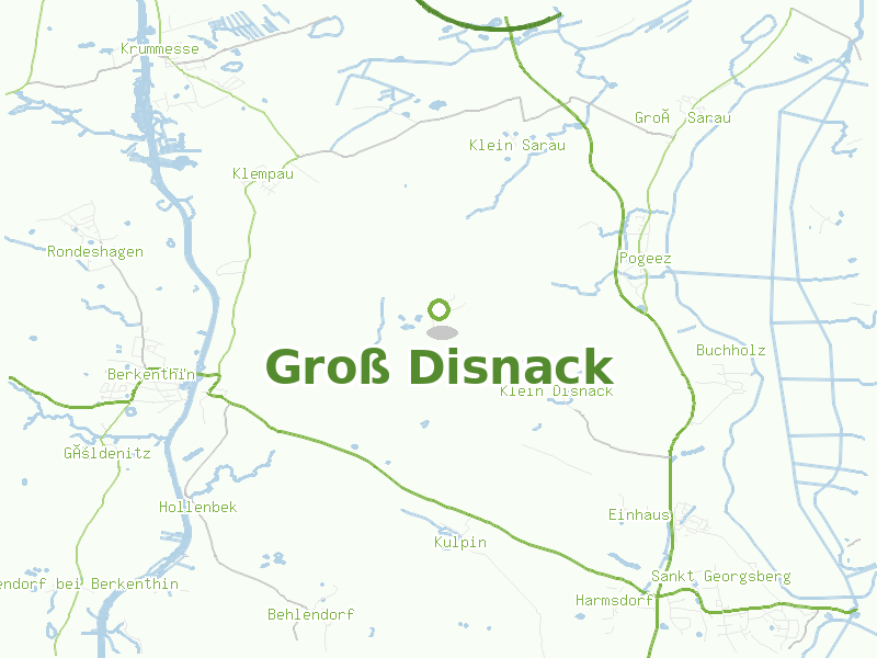 Karte von Groß Disnack