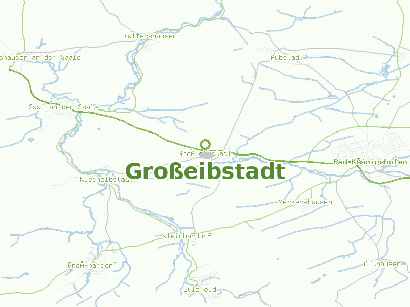 Karte von Großeibstadt