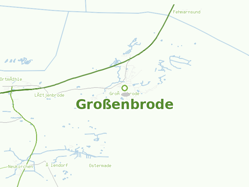 Karte von Großenbrode