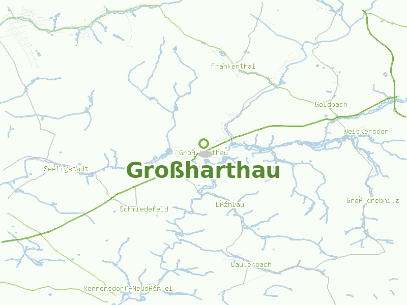 Karte von Großharthau