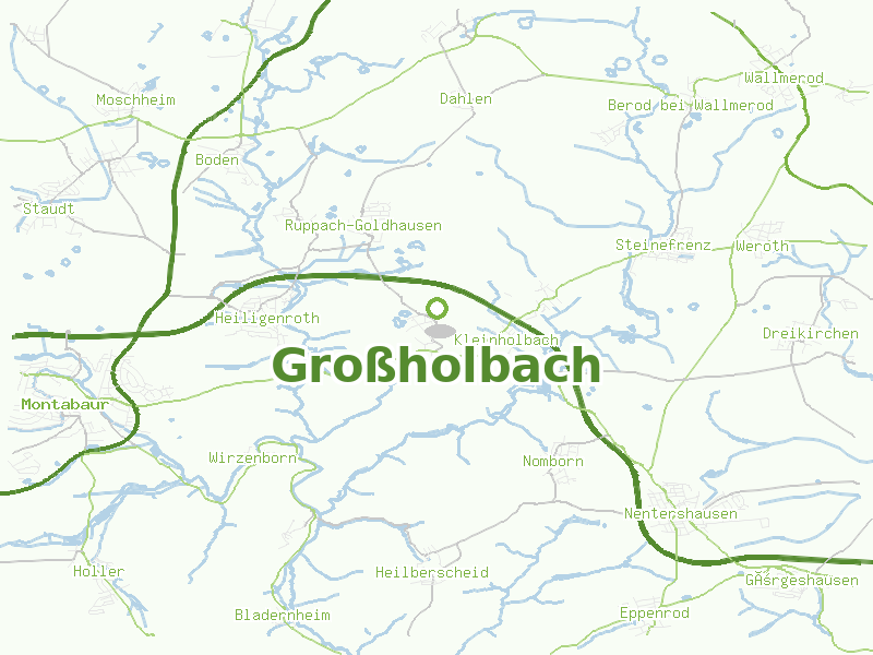 Karte von Großholbach