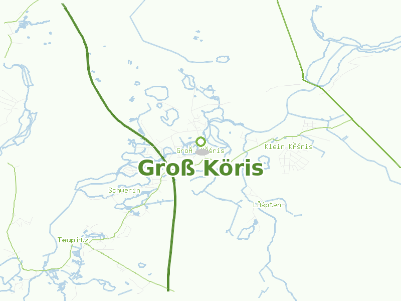 Karte von Groß Köris