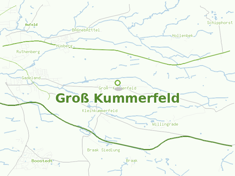 Karte von Groß Kummerfeld