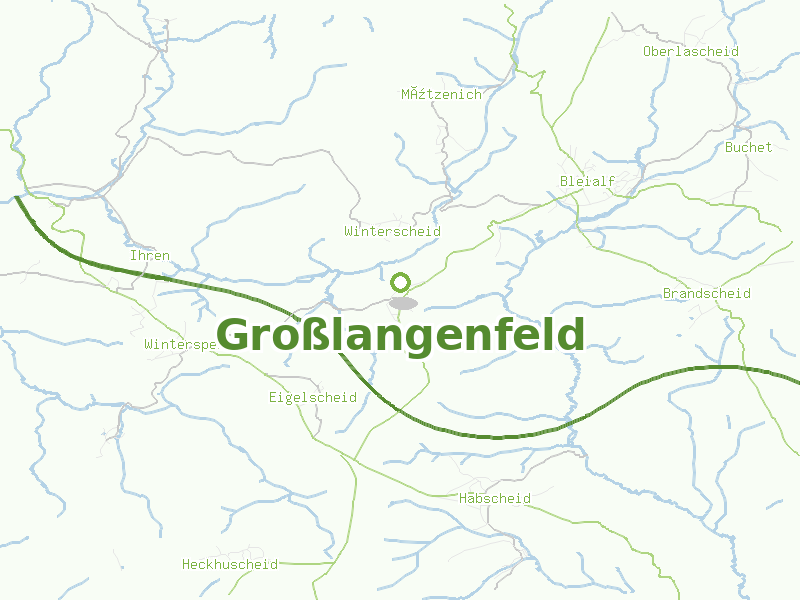 Karte von Großlangenfeld