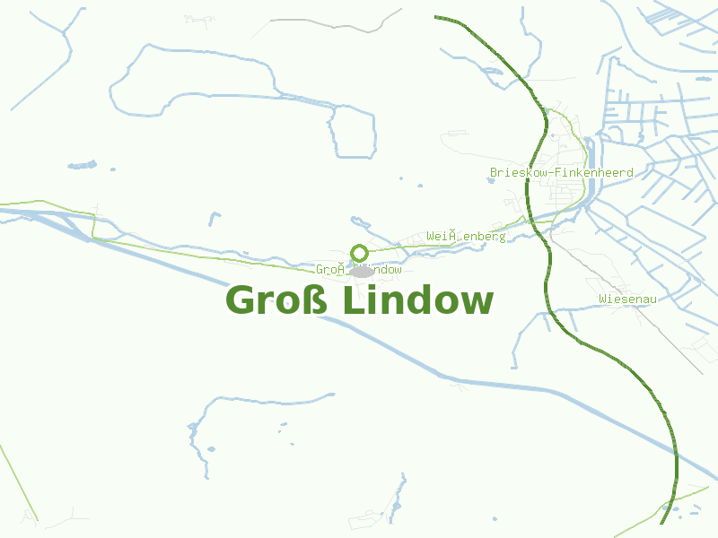 Karte von Groß Lindow