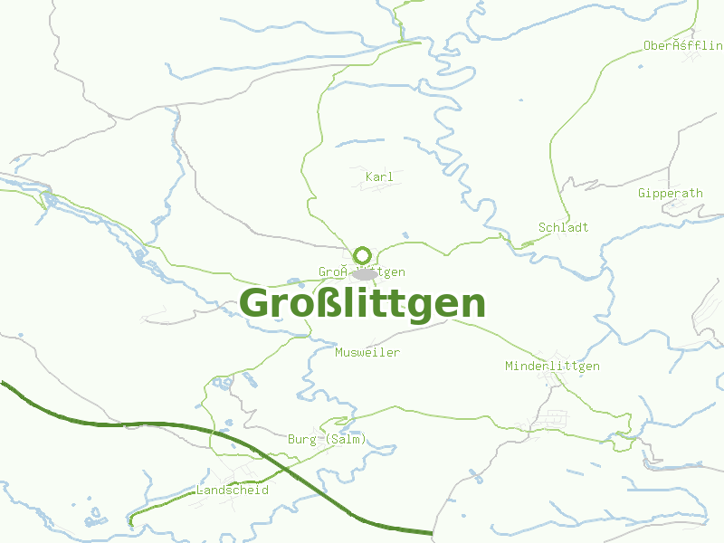 Karte von Großlittgen