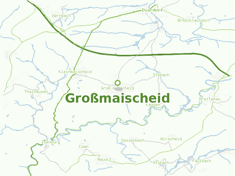 Karte von Großmaischeid